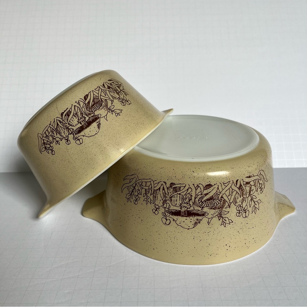 Pyrex Vintage Forest Fancies Casserole Dishes